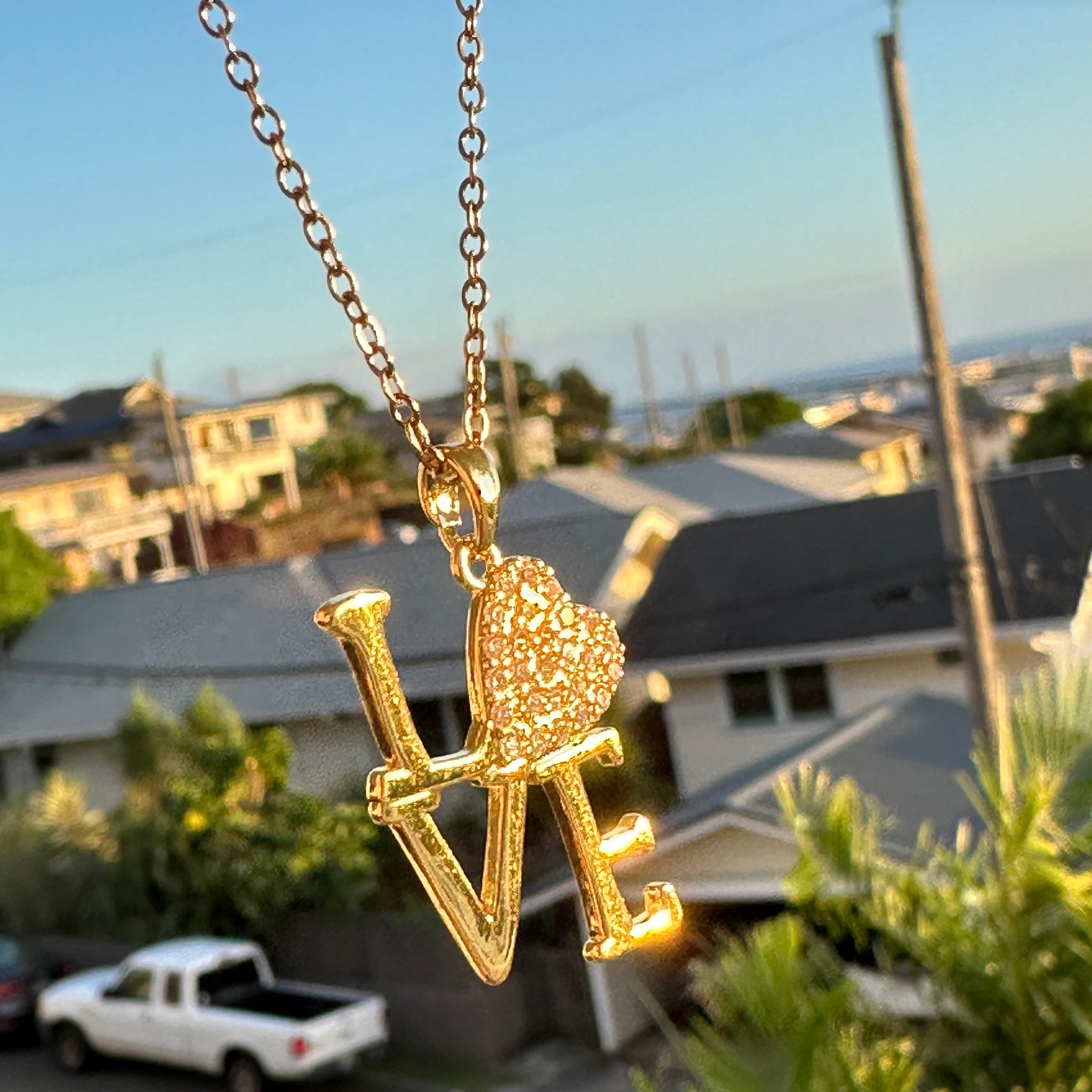 Gold Filled Cross Necklace for Women | 18 Inch Chain