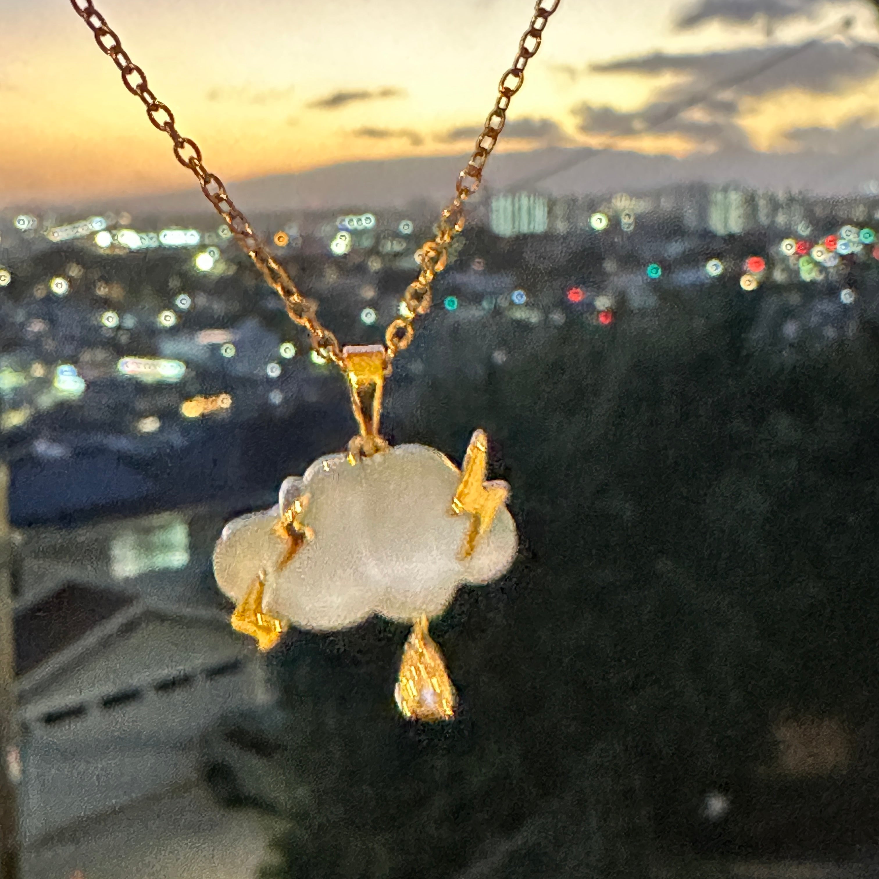 Gold Filled Cross Pendant Necklace | 18 Inch Copper Chain