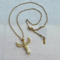 Gold Filled Minimalist Pendant Necklace | 18 Inch Chain