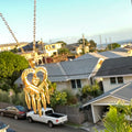 Gold Plated Vintage Heart Dreamcatcher Necklace