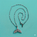Gold Plated Mermaid Tail Necklace